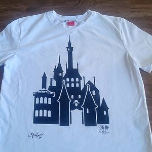 Zara Disney 100 white castle t-shirt size Small